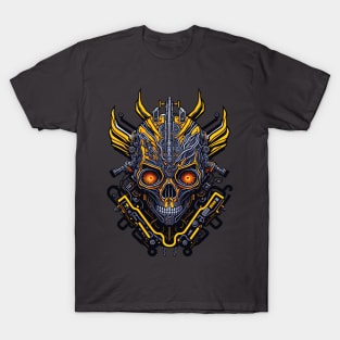 Mecha Skull S02 D82 T-Shirt